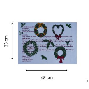 Christmas Cotton Rib Weave Placemat