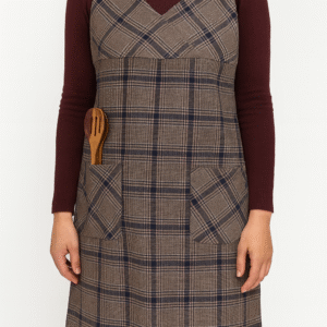 Classic Twill Check Cotton Apron