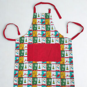 Christmas Printed Cotton Apron