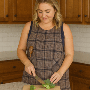 Classic Twill Check Cotton Apron