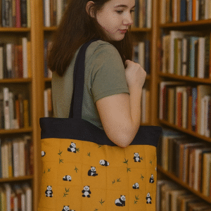 Cotton Quilted Tote Bag