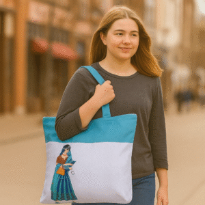 Digital Print Cotton Tote Bag