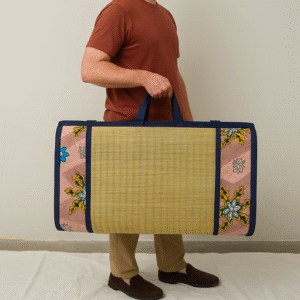 Foldable Handloom Grass Mat- Large