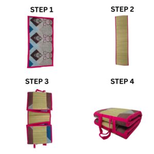 Foldable Handloom Grass Mat