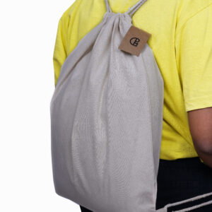 Natural Cotton Drawstring Bag