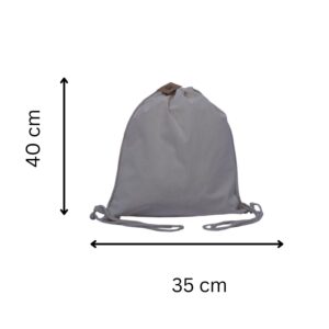 Natural Cotton Drawstring Bag