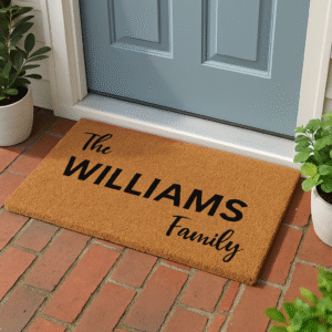 Family Name Coir Doormats