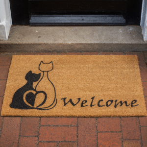 Cat Coir Doormat