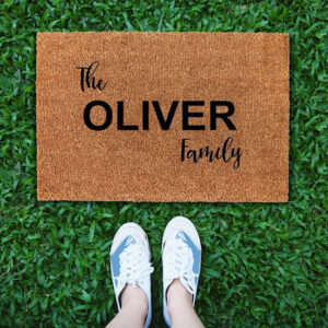 Family Name Coir Doormats