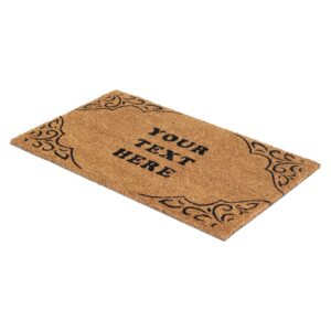 Custom Text Coir Doormat