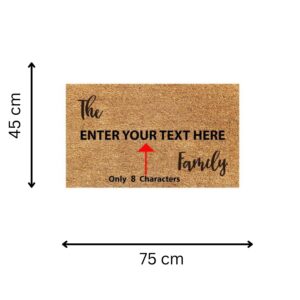 Family Name Coir Doormats