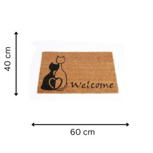 Cat Coir Doormat