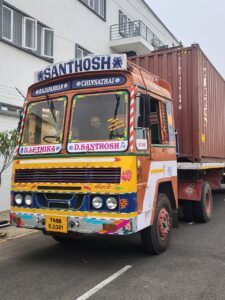 Consolidated textile container loading India